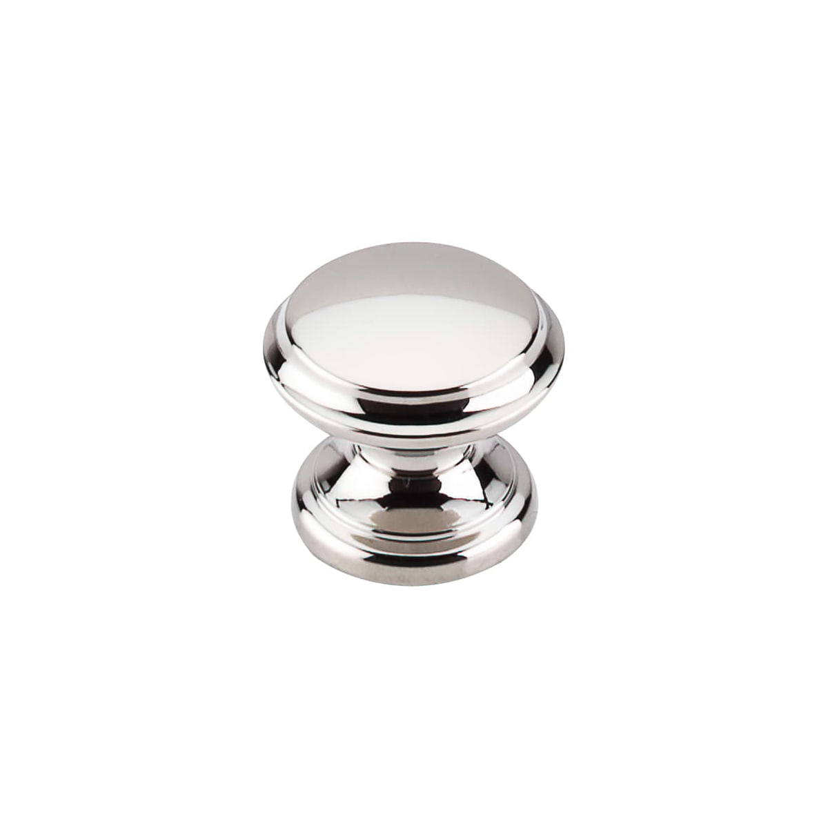 Flat 1-3/8 Inch Mushroom Cabinet Knob from the Asbury Collection - 10 Pack