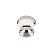 Flat 1-3/8 Inch Mushroom Cabinet Knob from the Asbury Collection - 25 Pack