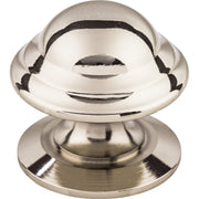 Top Knobs - m1324 - Empress 1-3/8 Inch Mushroom Cabinet Knob from the Asbury Collection in Polished Nickel