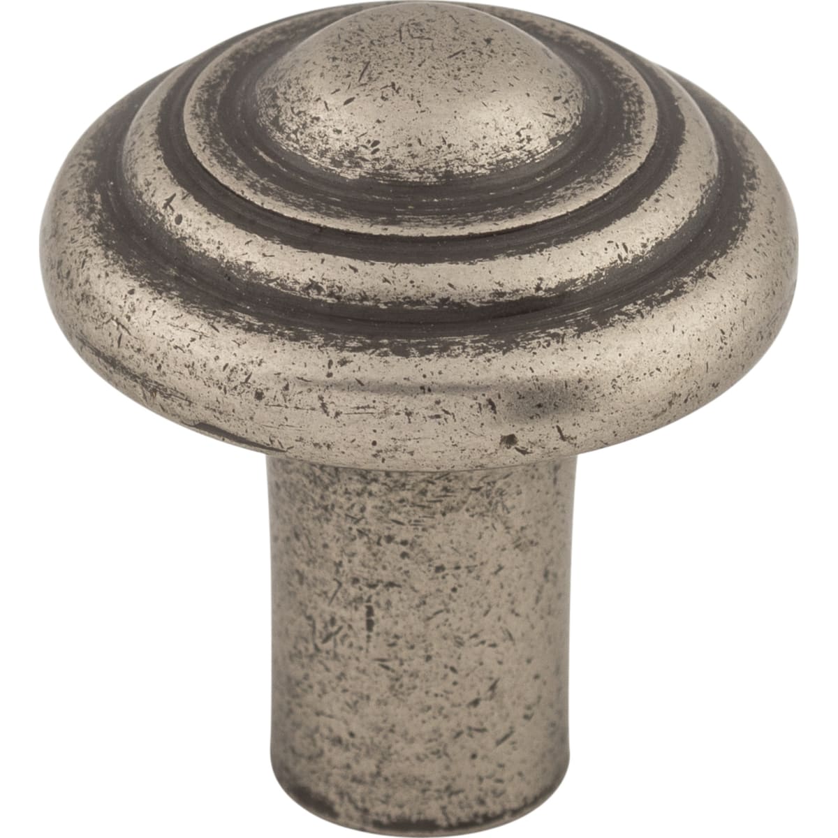 Top Knobs - M1470 - Button 1-1/4 Inch Mushroom Cabinet Knob from the Aspen Collection in Silicon Bronze Light