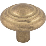 Top Knobs - M1476 - Button 1-3/4 Inch Mushroom Cabinet Knob from the Aspen Collection in Light Bronze