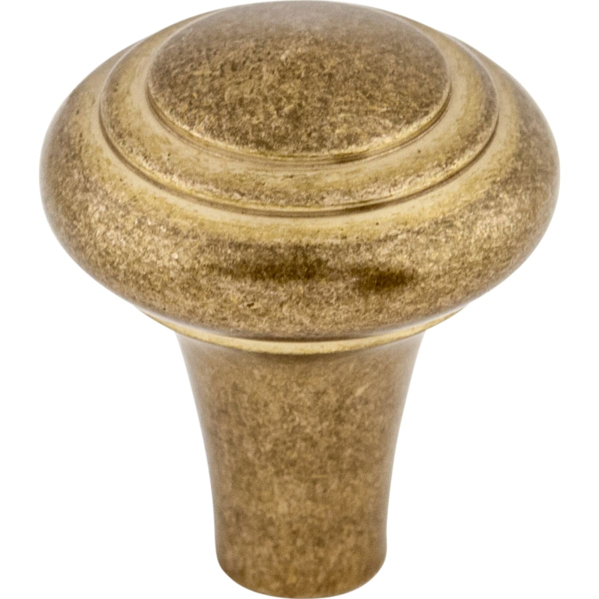 Top Knobs - M1481 - Peak 1 Inch Mushroom Cabinet Knob from the Aspen Collection in Light Bronze