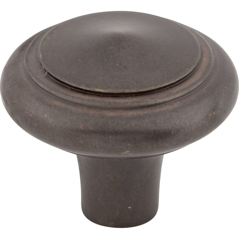 Top Knobs - M1492 - Peak 1-5/8 Inch Mushroom Cabinet Knob from the Aspen Collection in Medium Bronze