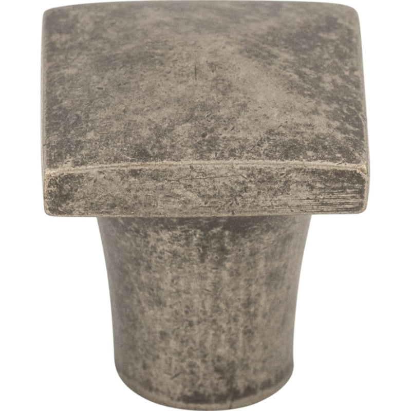 Top Knobs - M1505 - Square 3/4 Inch Square Cabinet Knob from the Aspen Collection in Silicon Bronze Light