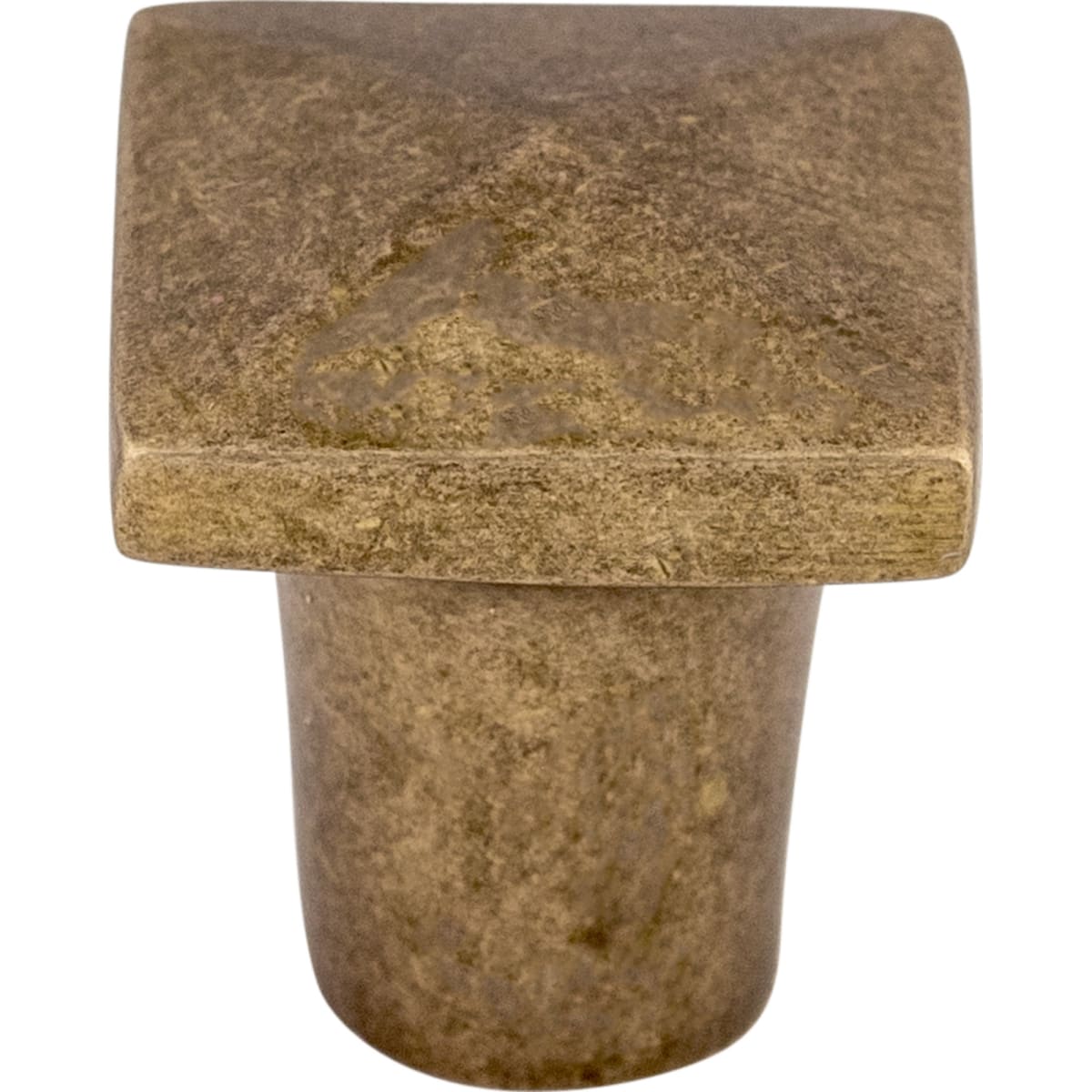 Top Knobs - M1506 - Square 3/4 Inch Square Cabinet Knob from the Aspen Collection in Light Bronze