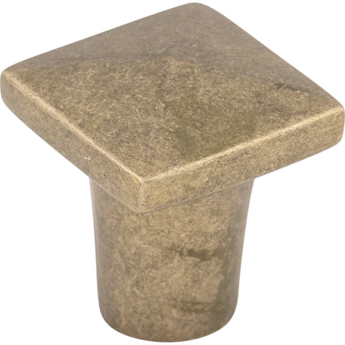 Top Knobs - M1506 - Square 3/4 Inch Square Cabinet Knob from the Aspen Collection in Light Bronze