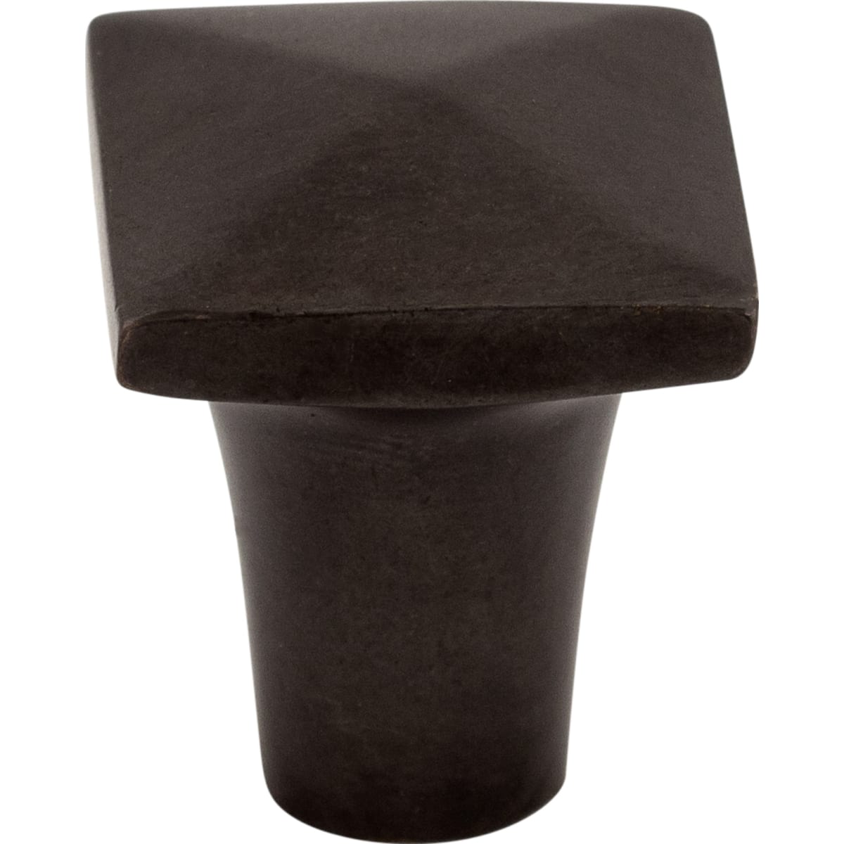 Top Knobs - M1512 - Square 7/8 Inch Square Cabinet Knob from the Aspen Collection in Medium Bronze