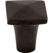 Top Knobs - M1512 - Square 7/8 Inch Square Cabinet Knob from the Aspen Collection in Medium Bronze