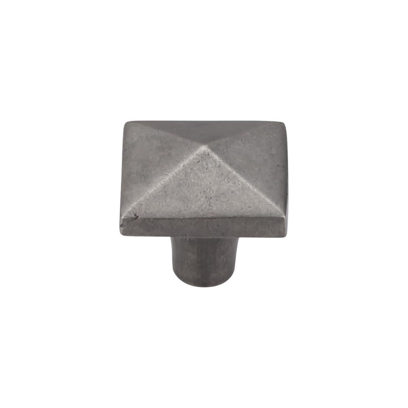 Top Knobs - M1520-10PACK - Square 1-1/2 Inch Square Cabinet Knob from the Aspen Collection - 10 Pack in Silicon Bronze Light