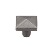 Top Knobs - M1520-25PACK - Square 1-1/2 Inch Square Cabinet Knob from the Aspen Collection - 25 Pack in Silicon Bronze Light