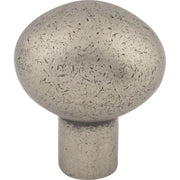 Small 1-3/16 Inch Oval Cabinet Knob from the Aspen Collection