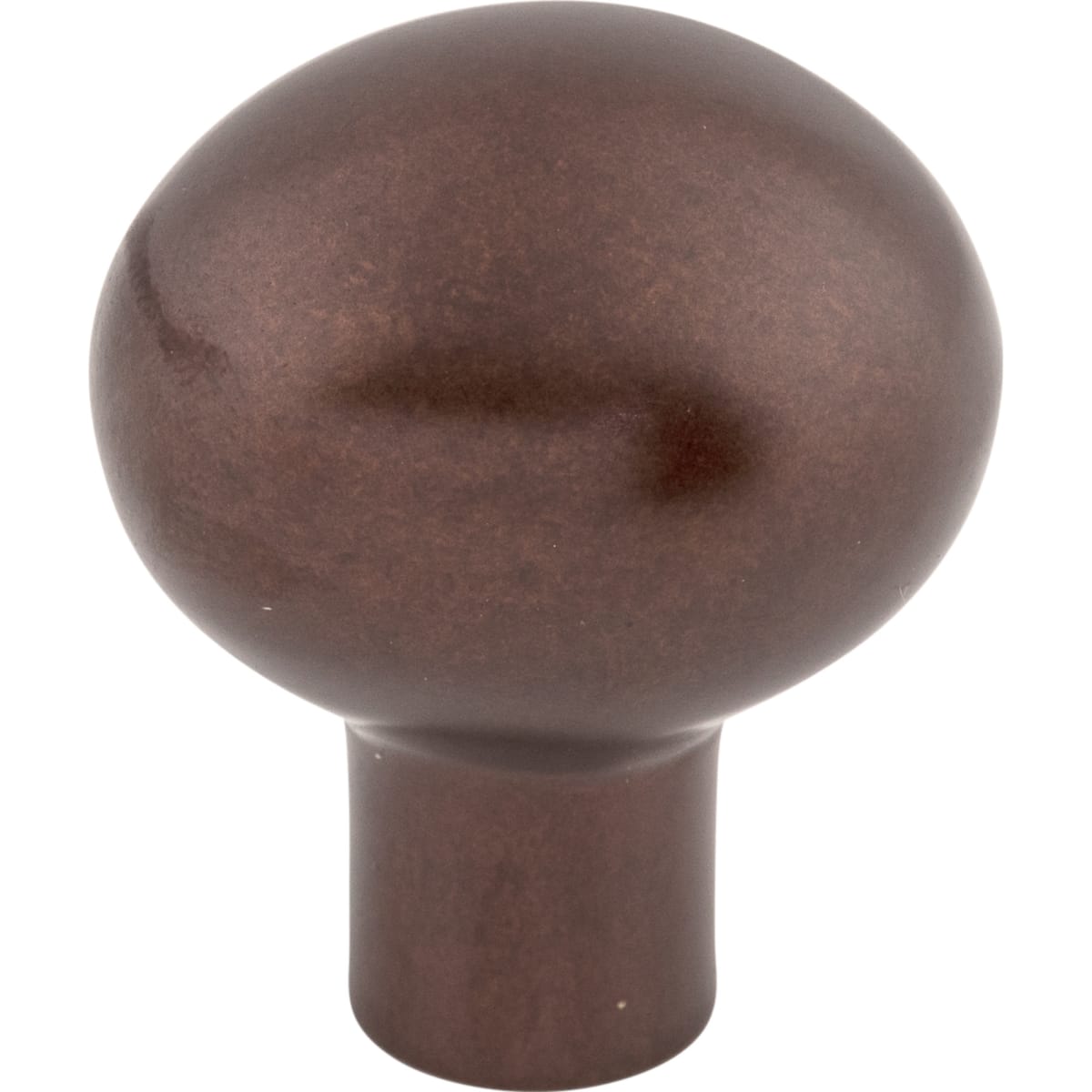 Small 1-3/16 Inch Oval Cabinet Knob from the Aspen Collection
