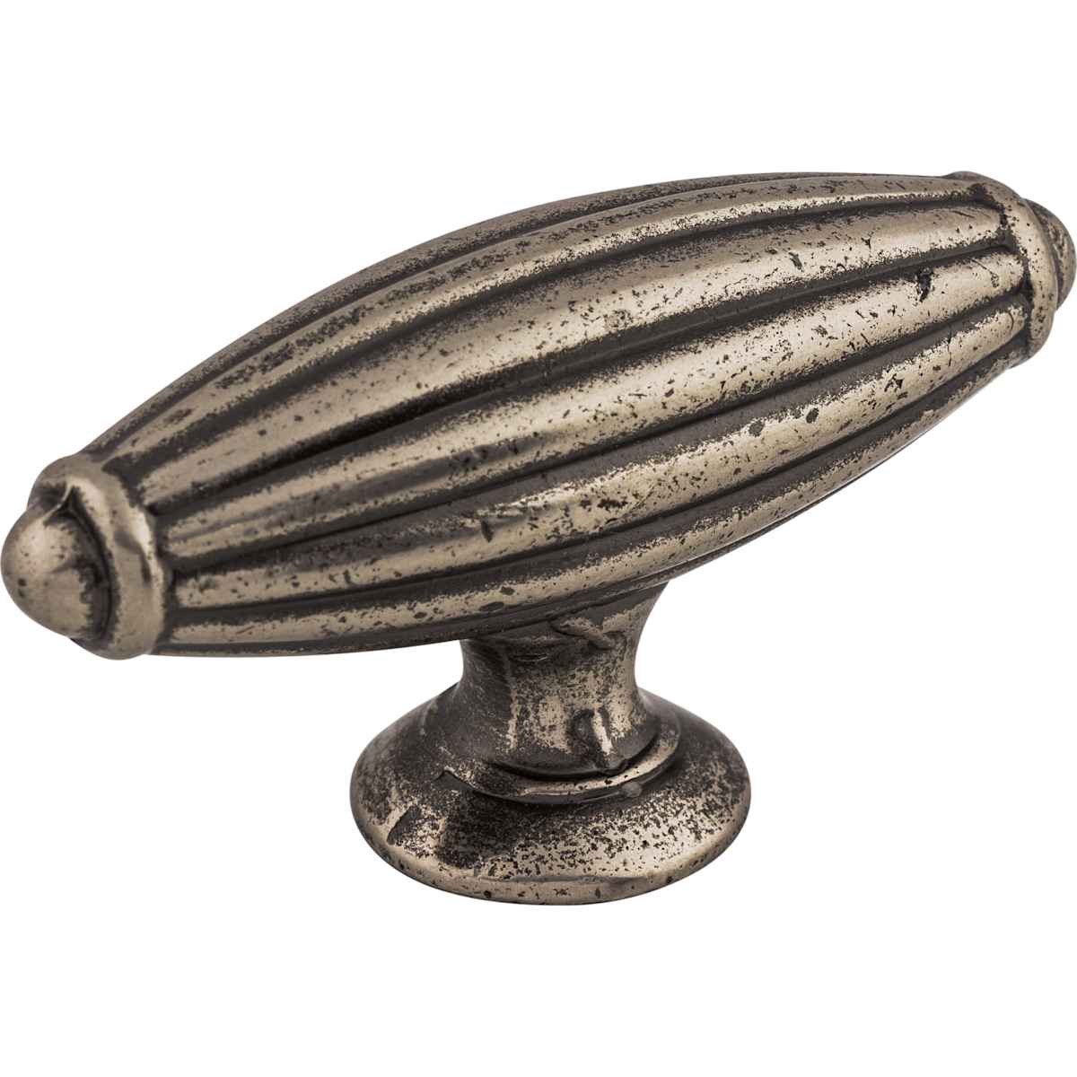 Top Knobs - M153 - T-Handle 2-7/8 Inch Bar Cabinet Knob from the Tuscany Collection in Pewter Antique