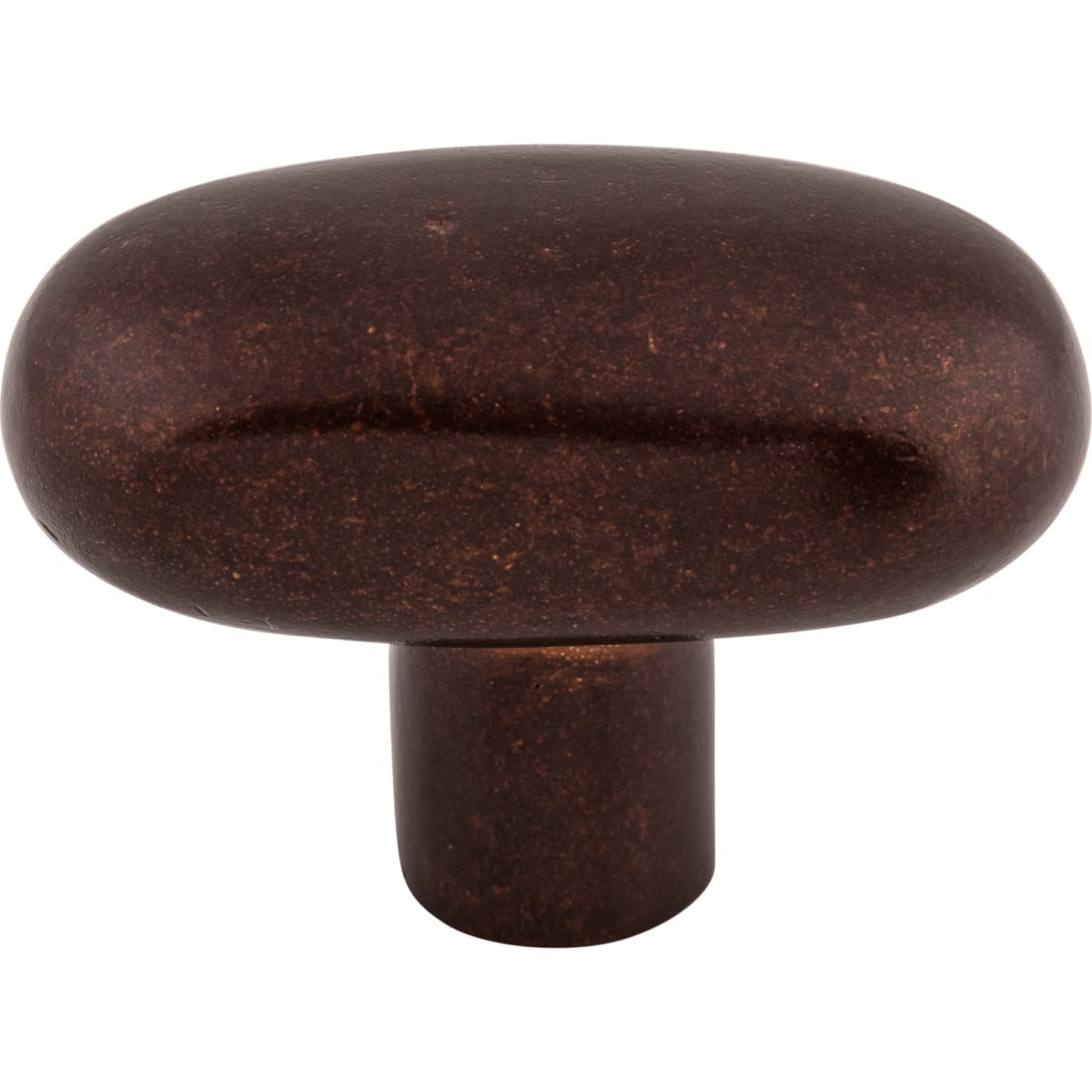 Large 2 Inch Oval Cabinet Knob from the Aspen Collection