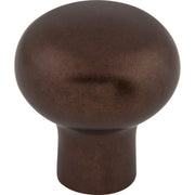 Top Knobs - M1548 - Rounded 7/8 Inch Mushroom Cabinet Knob from the Aspen Collection in Mahogany Bronze