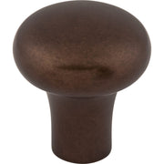 Top Knobs - M1553 - Rounded 1-1/8 Inch Mushroom Cabinet Knob from the Aspen Collection in Mahogany Bronze