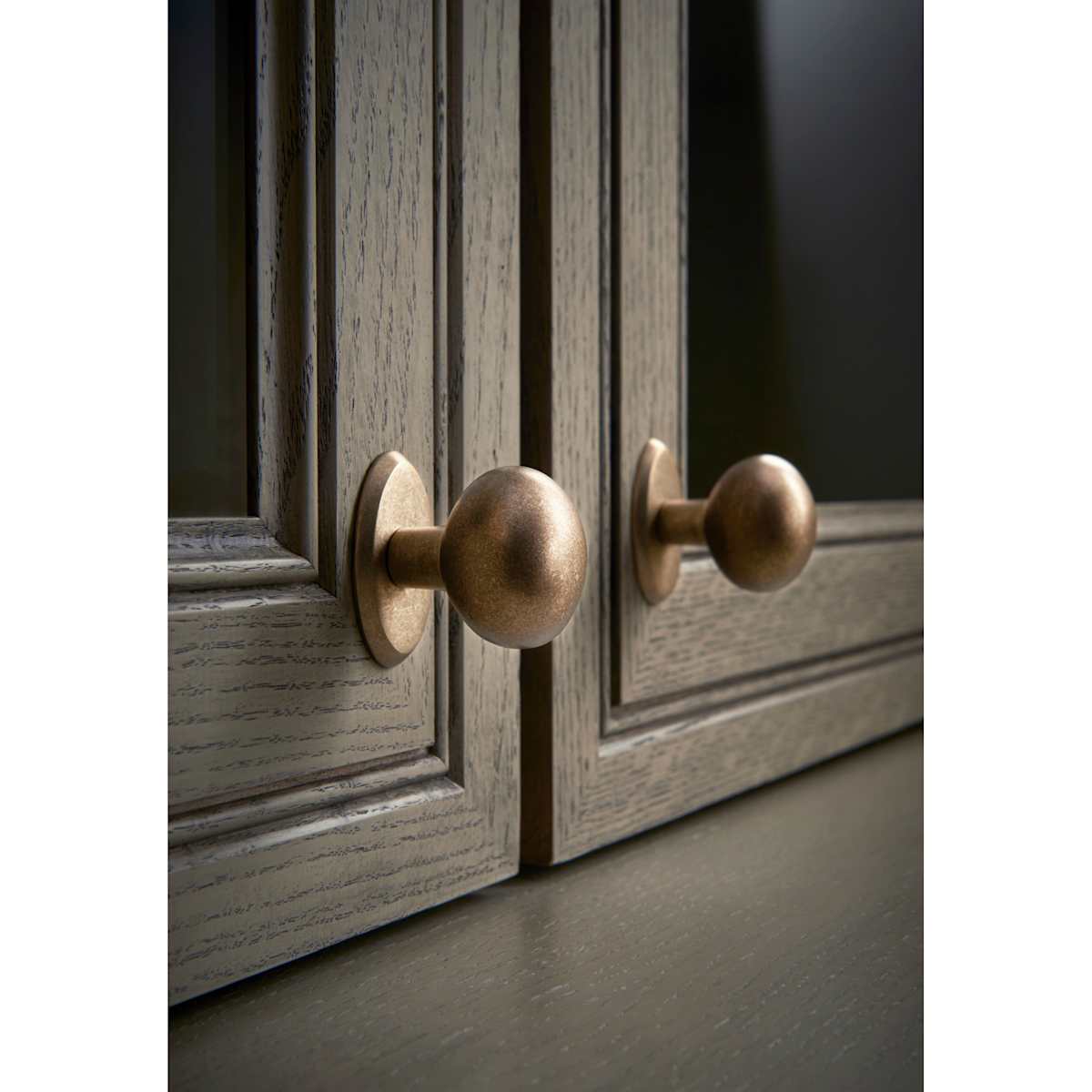 Top Knobs - M1553 - Rounded 1-1/8 Inch Mushroom Cabinet Knob from the Aspen Collection in Mahogany Bronze