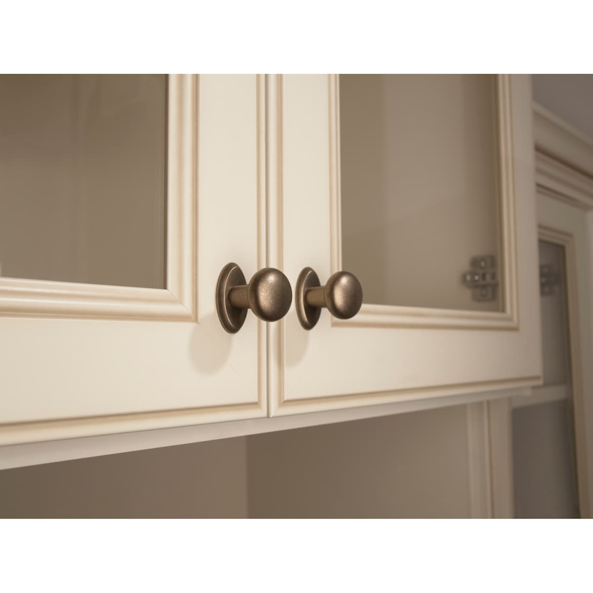 Top Knobs - M1553 - Rounded 1-1/8 Inch Mushroom Cabinet Knob from the Aspen Collection in Mahogany Bronze