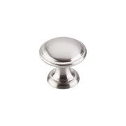 Rounded 1-1/4 Inch Mushroom Cabinet Knob from the Dakota Collection - 10 Pack