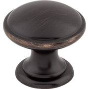 Top Knobs - M1583 - Rounded 1-1/4 Inch Mushroom Cabinet Knob from the Dakota Collection in Tuscan Bronze
