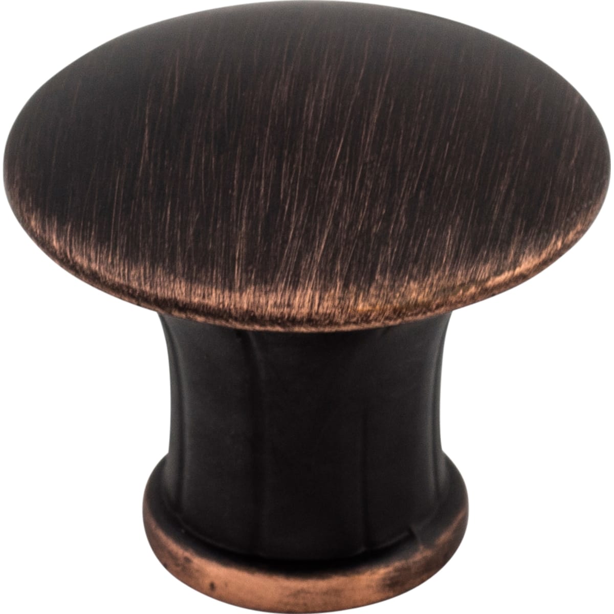 Top Knobs - M1592 - Lund 1-1/4 Inch Mushroom Cabinet Knob from the Edwardian Collection in Tuscan Bronze