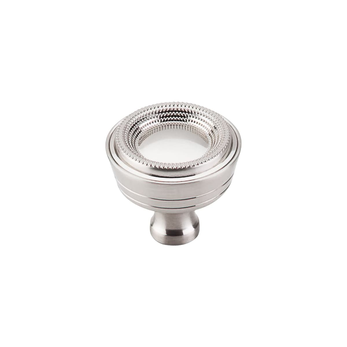Beaded 1-5/16 Inch Mushroom Cabinet Knob from the Edwardian Collection - 25 Pack