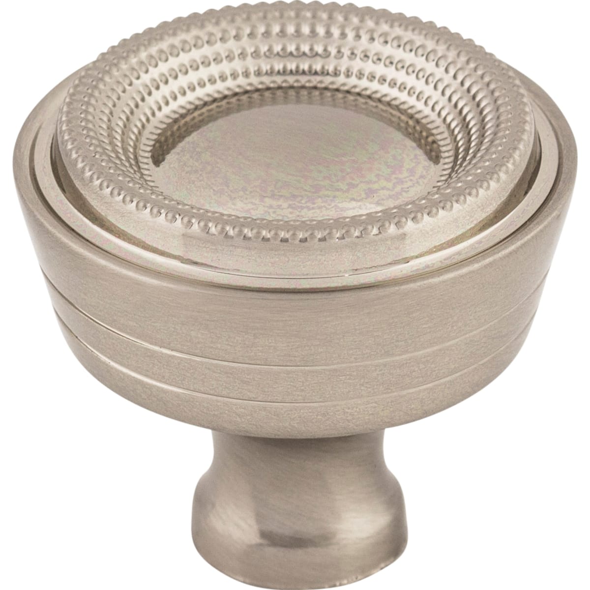 Beaded 1-5/16 Inch Mushroom Cabinet Knob from the Edwardian Collection