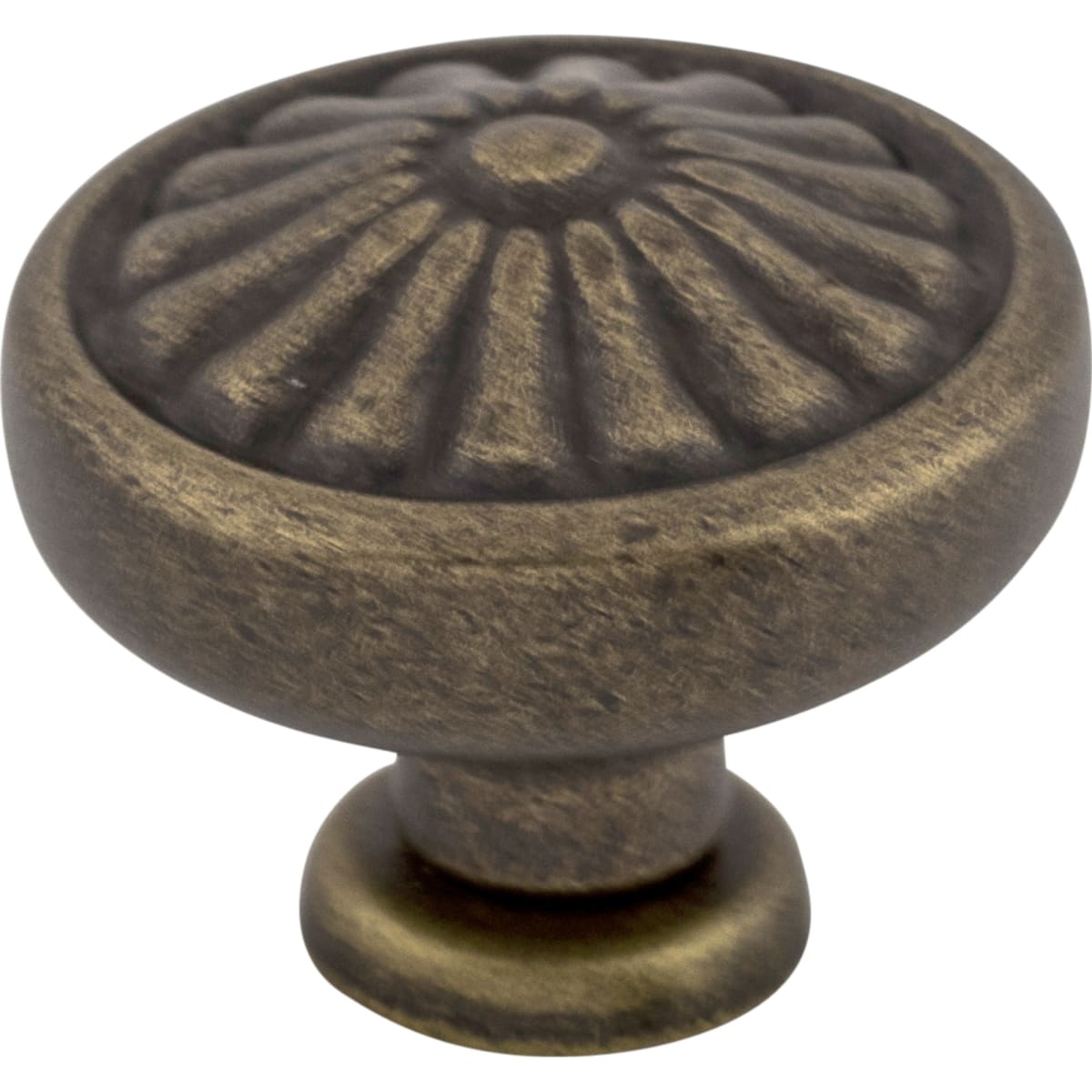 Flower 1-1/4 Inch Mushroom Cabinet Knob from the Normandy Collection