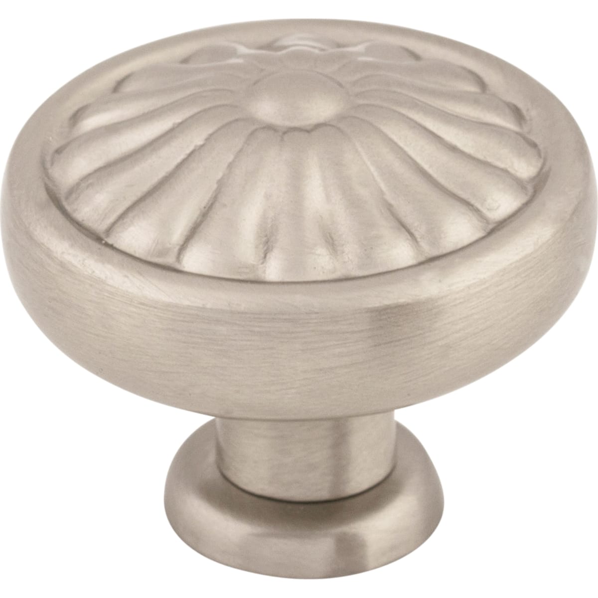 Flower 1-1/4 Inch Mushroom Cabinet Knob from the Normandy Collection