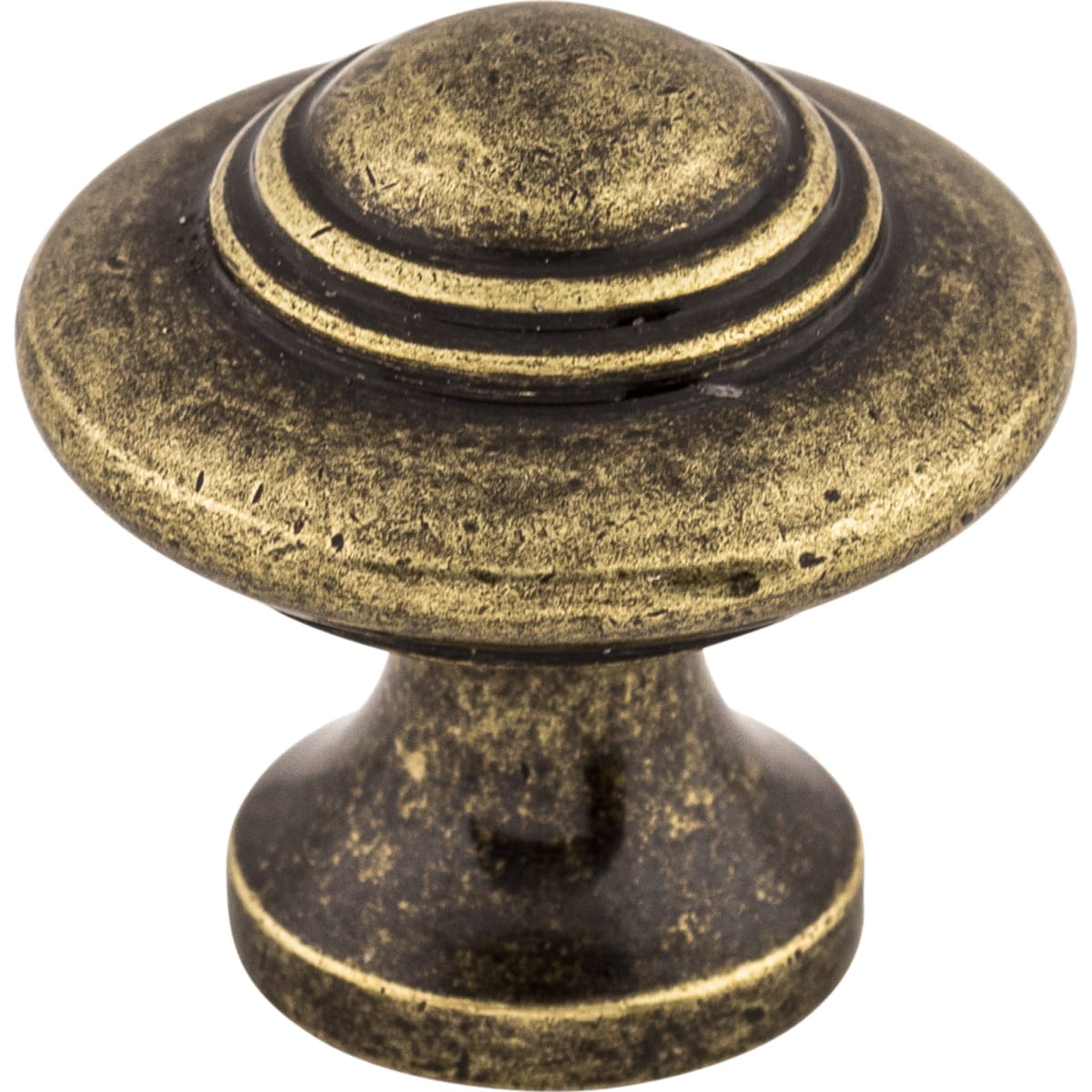 Top Knobs - M16 - Ascot 1-1/4 Inch Mushroom Cabinet Knob from the Britannia Collection in German Bronze
