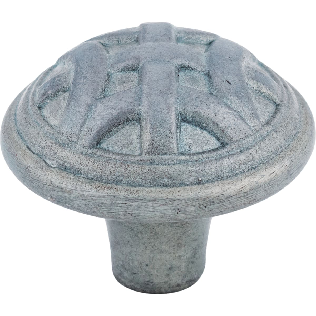 Top Knobs - M162 - Celtic 1-1/4 Inch Mushroom Cabinet Knob from the Tuscany Collection in Pewter