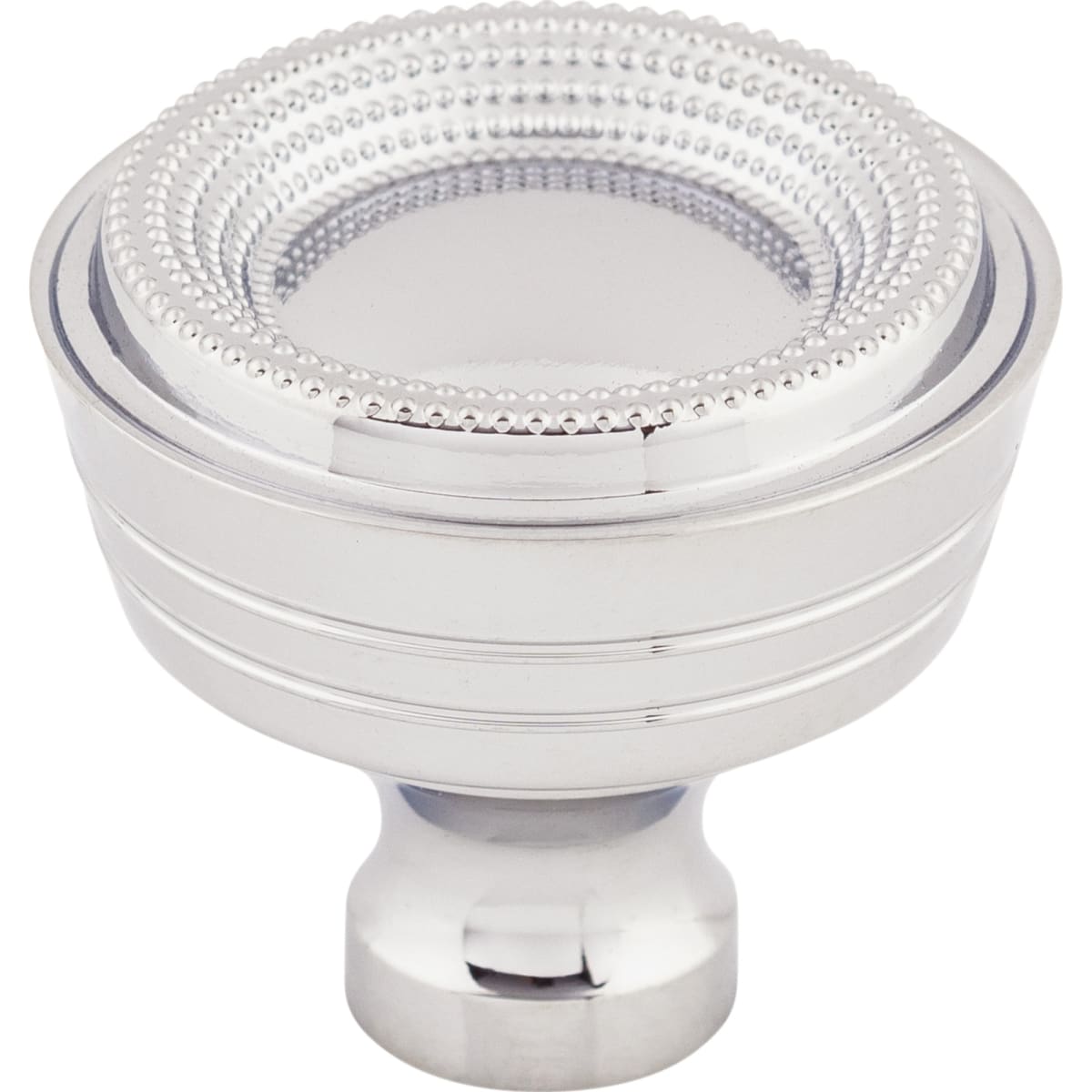 Beaded 1-5/16 Inch Mushroom Cabinet Knob from the Edwardian Collection