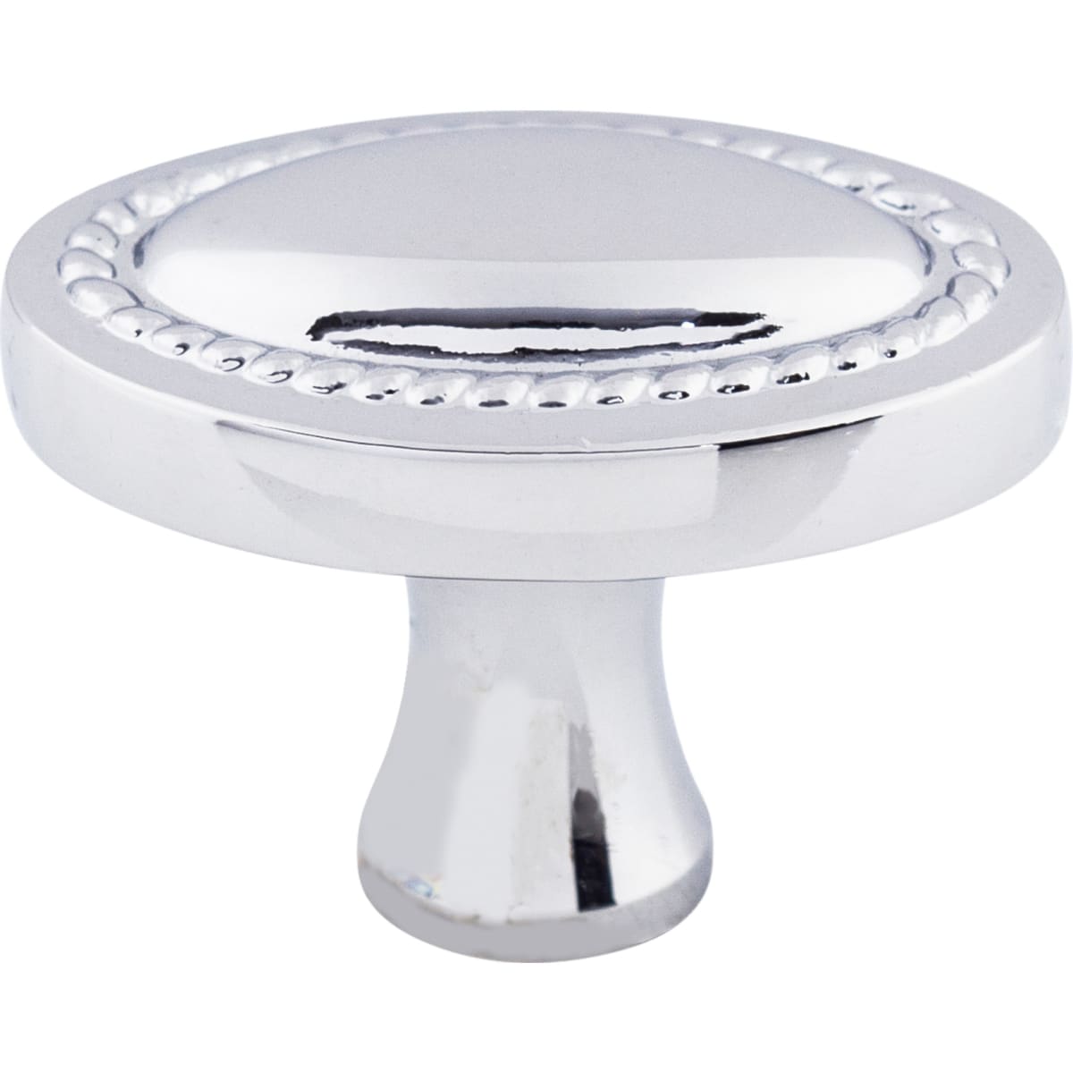 Top Knobs - M1624 - Oval 1-1/4 Inch Oval Cabinet Knob from the Somerset II Collection in Polished Chrome