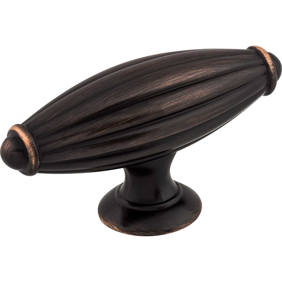 Top Knobs - M1633 - T-Handle 2-7/8 Inch Bar Cabinet Knob from the Tuscany Collection in Tuscan Bronze