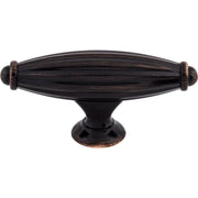 Top Knobs - M1635 - T-Handle 2-5/8 Inch Bar Cabinet Knob from the Tuscany Collection in Tuscan Bronze