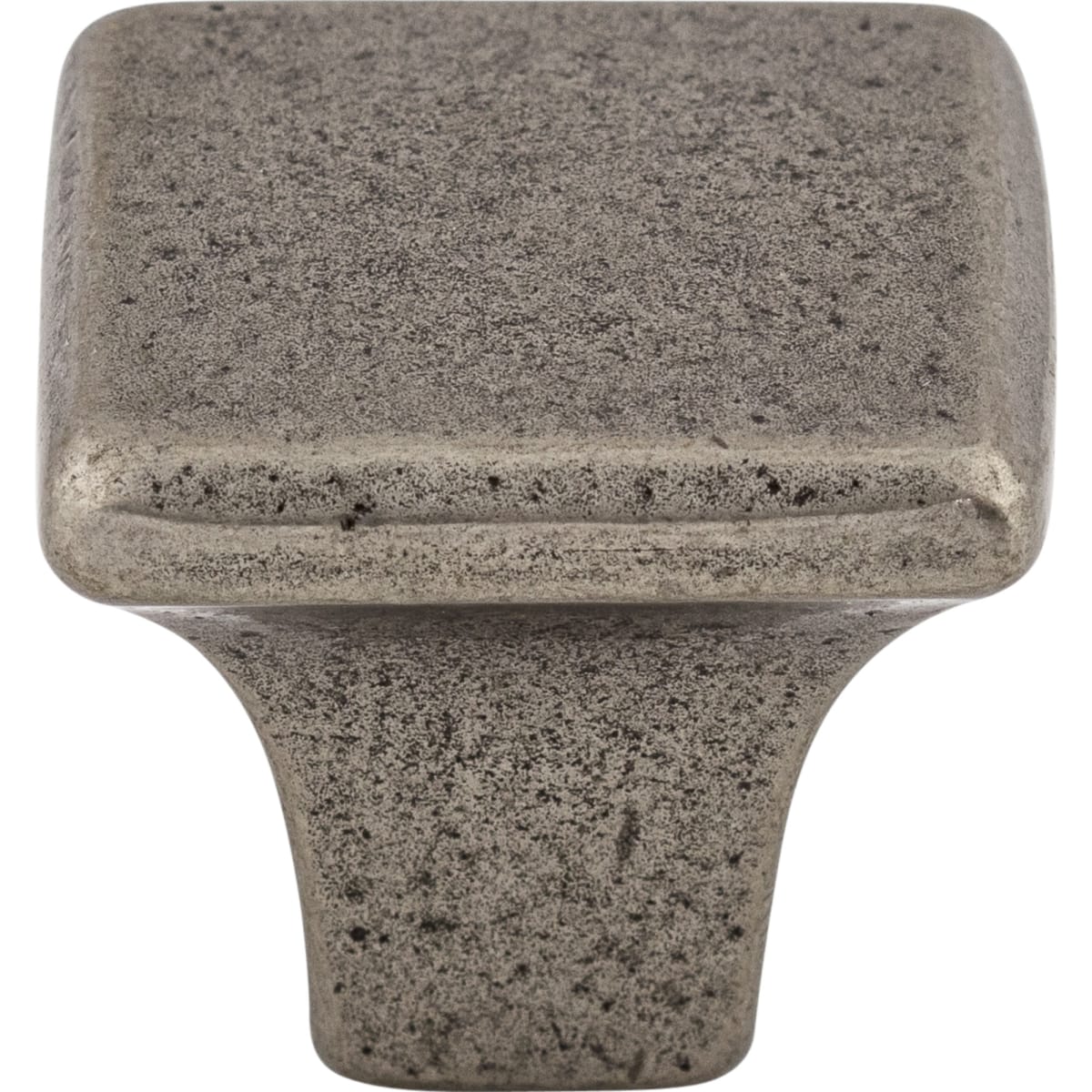 Top Knobs - M1809 - Square 1-3/16 Inch Square Cabinet Knob from the Britannia Collection in Cast Iron