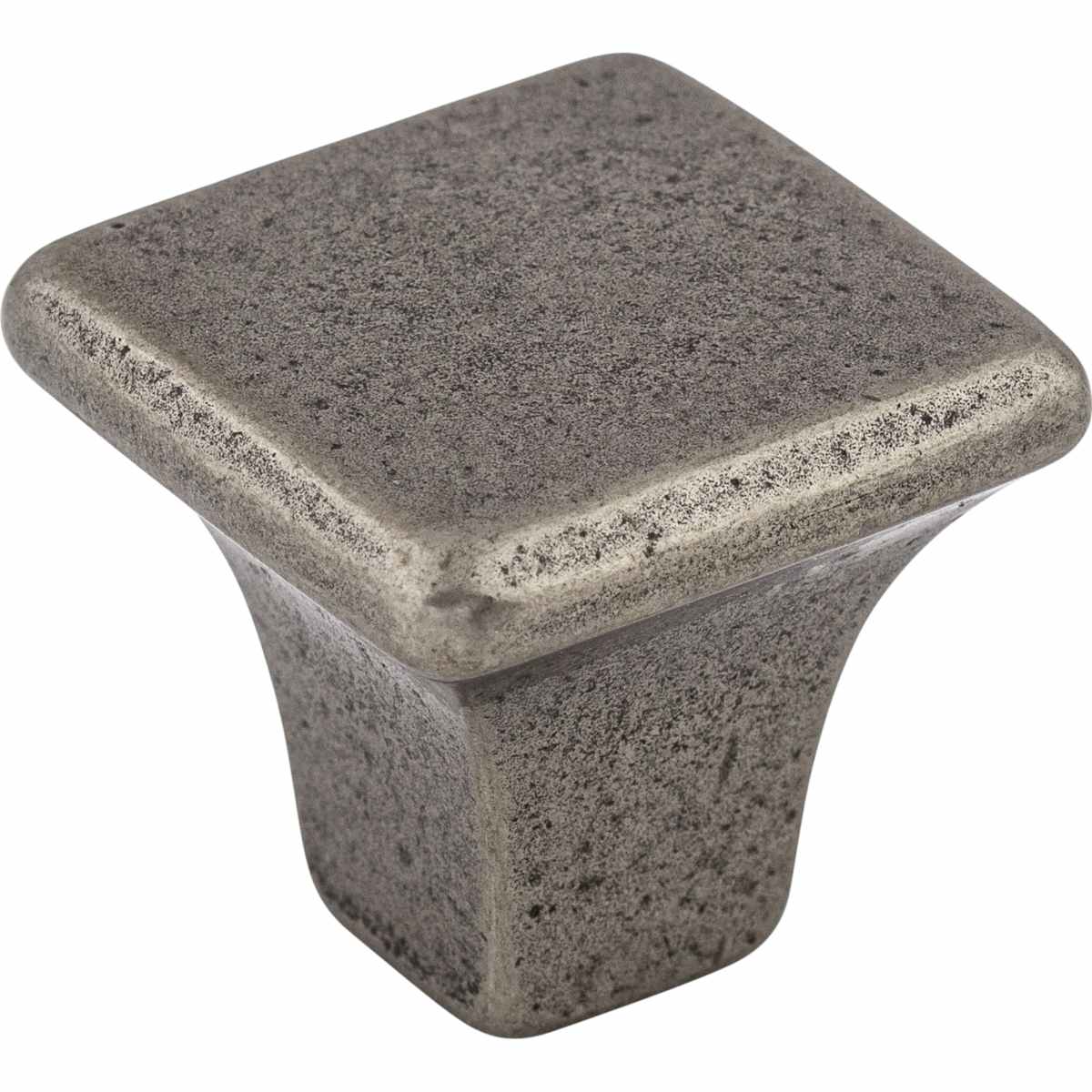 Top Knobs - M1809 - Square 1-3/16 Inch Square Cabinet Knob from the Britannia Collection in Cast Iron