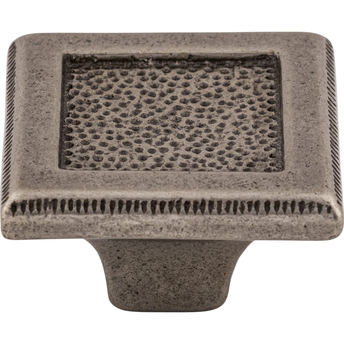 Square 2 Inch Square Cabinet Knob from the Britannia Collection
