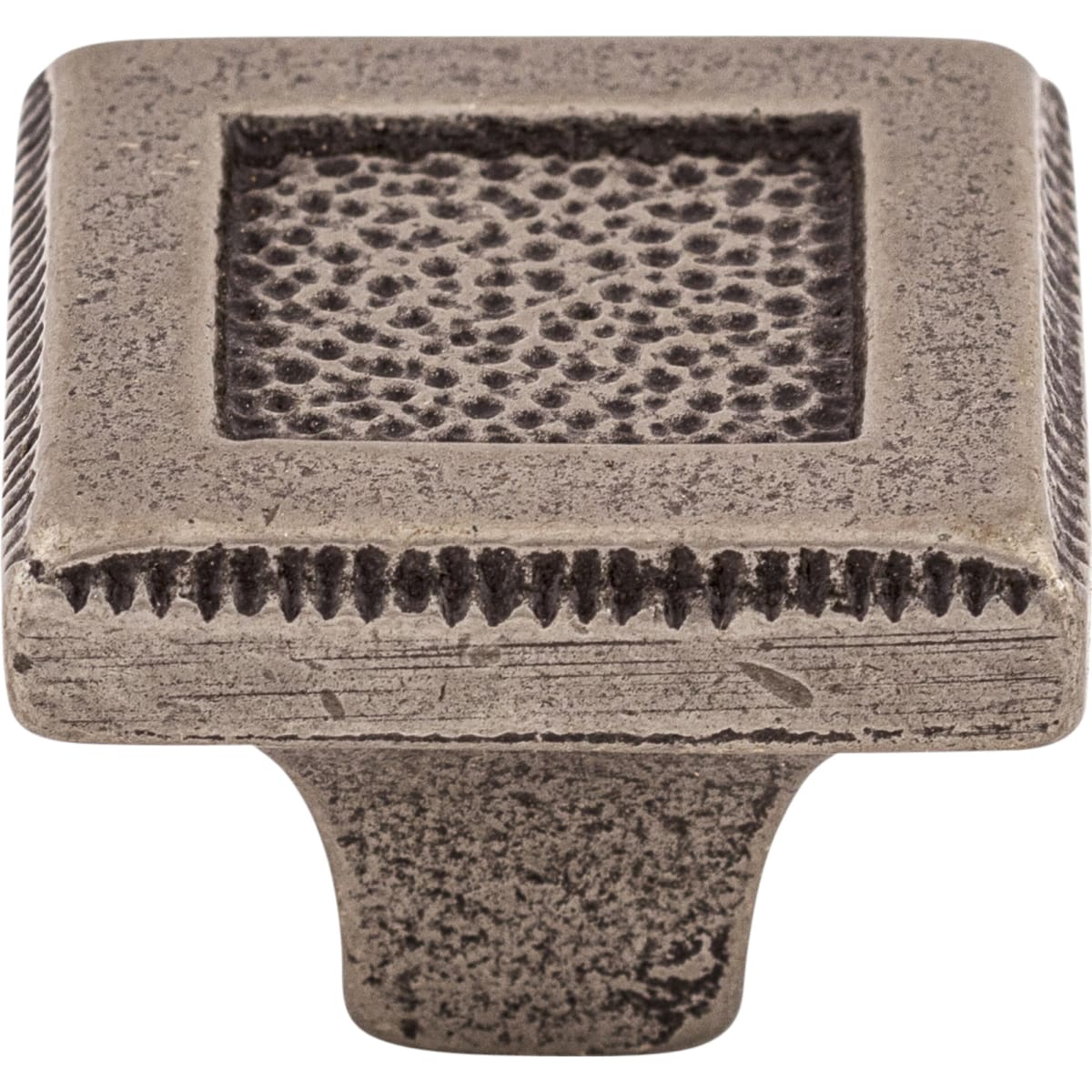 Square 1-5/16 Inch Square Cabinet Knob from the Britannia Collection