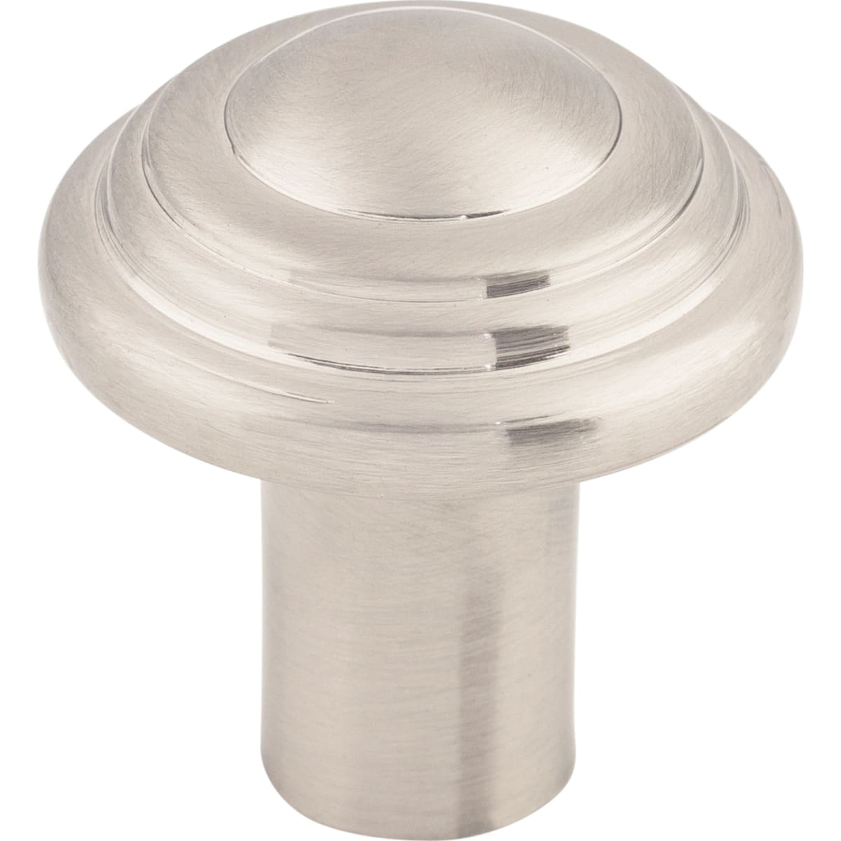 Top Knobs - M2032 - Button 1-1/4 Inch Mushroom Cabinet Knob from the Aspen II Collection in Brushed Satin Nickel