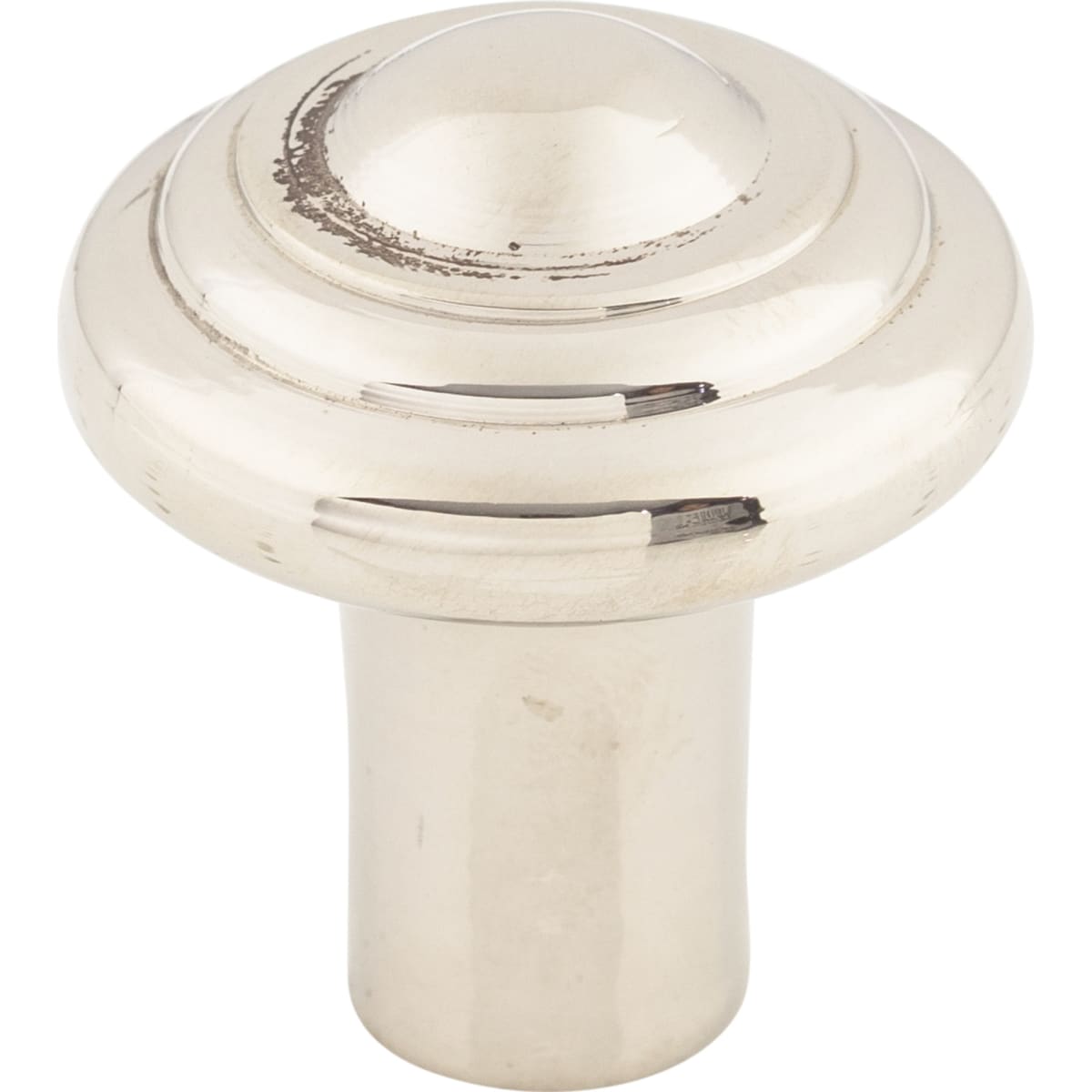 Top Knobs - M2034 - Button 1-1/4 Inch Mushroom Cabinet Knob from the Aspen II Collection in Polished Nickel