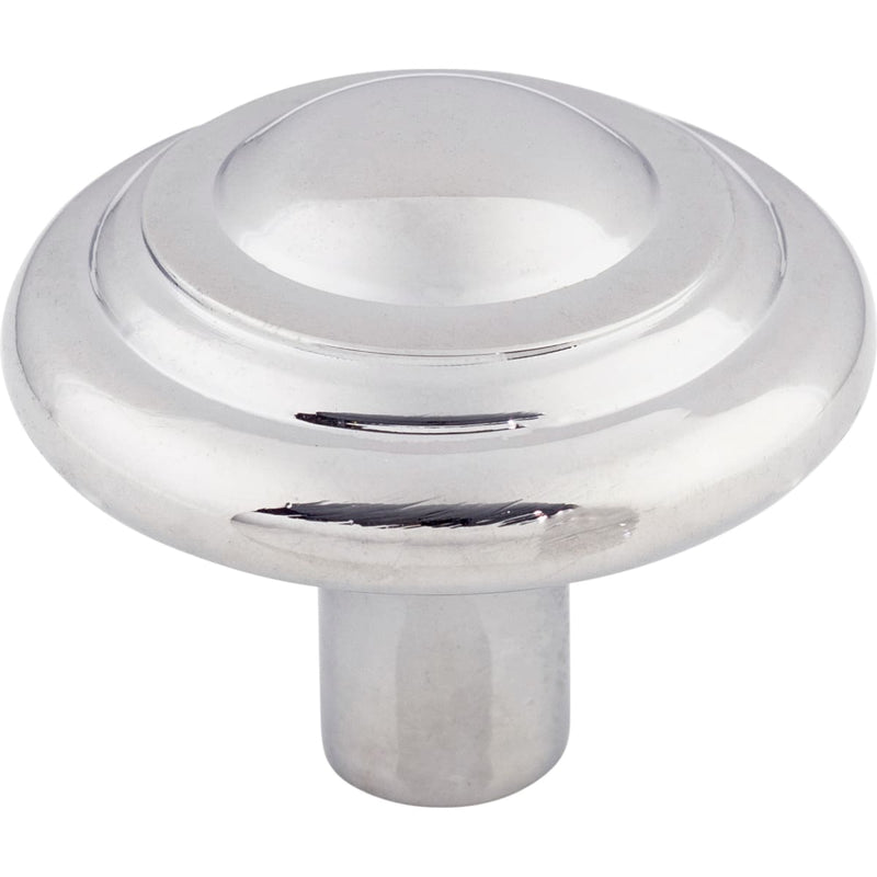 Top Knobs - M2036 - Button 1-3/4 Inch Mushroom Cabinet Knob from the Aspen II Collection in Polished Chrome