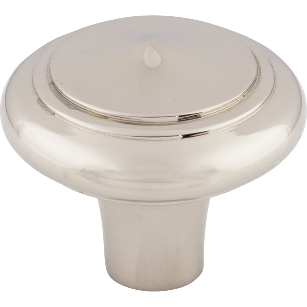 Top Knobs - M2046 - Peak 1-5/8 Inch Mushroom Cabinet Knob from the Aspen II Collection in Polished Nickel