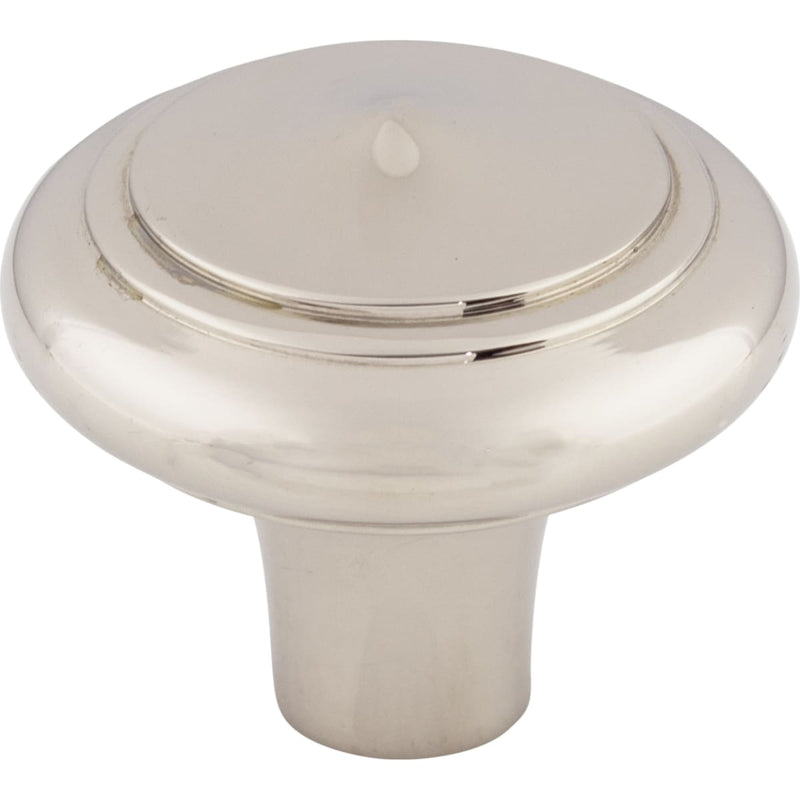 Top Knobs - M2046 - Peak 1-5/8 Inch Mushroom Cabinet Knob from the Aspen II Collection in Polished Nickel