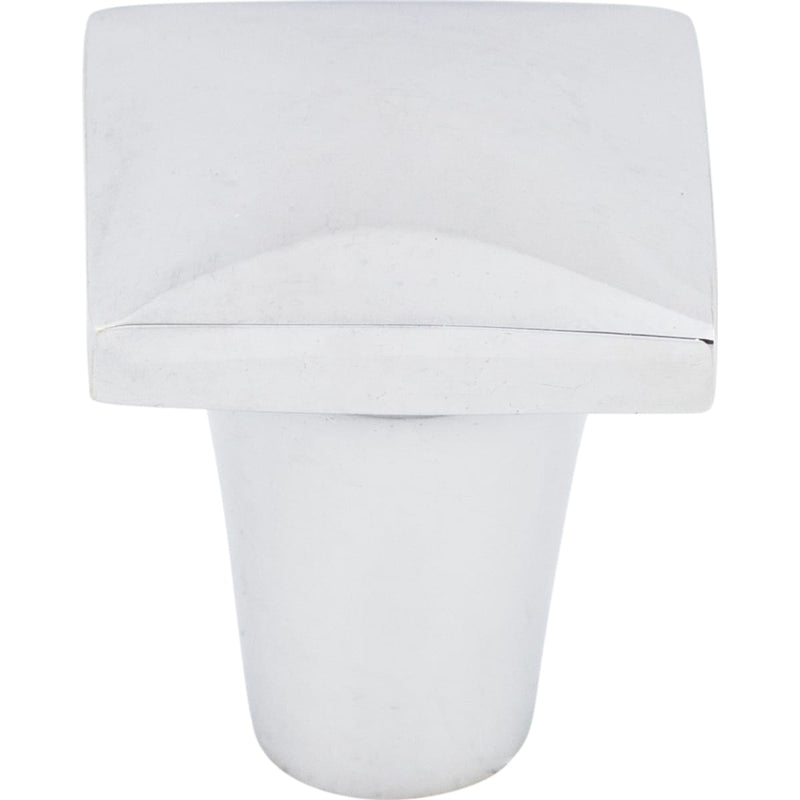 Top Knobs - M2057 - Square 7/8 Inch Square Cabinet Knob from the Aspen II Collection in Polished Chrome