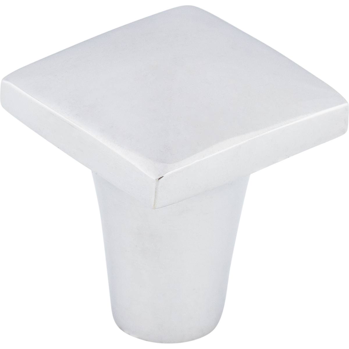 Top Knobs - M2057 - Square 7/8 Inch Square Cabinet Knob from the Aspen II Collection in Polished Chrome