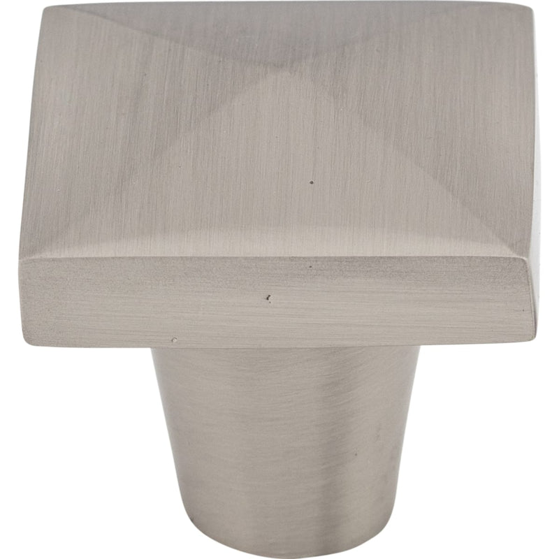 Top Knobs - M2059 - Square 1-1/4 Inch Square Cabinet Knob from the Aspen II Collection in Brushed Satin Nickel