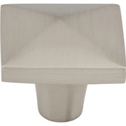 Top Knobs - M2062 - Square 1-1/2 Inch Square Cabinet Knob from the Aspen II Collection in Brushed Satin Nickel