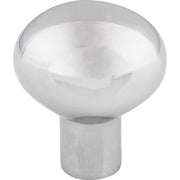 Top Knobs - M2066 - Small 1-3/16 Inch Oval Cabinet Knob from the Aspen II Collection in Polished Chrome