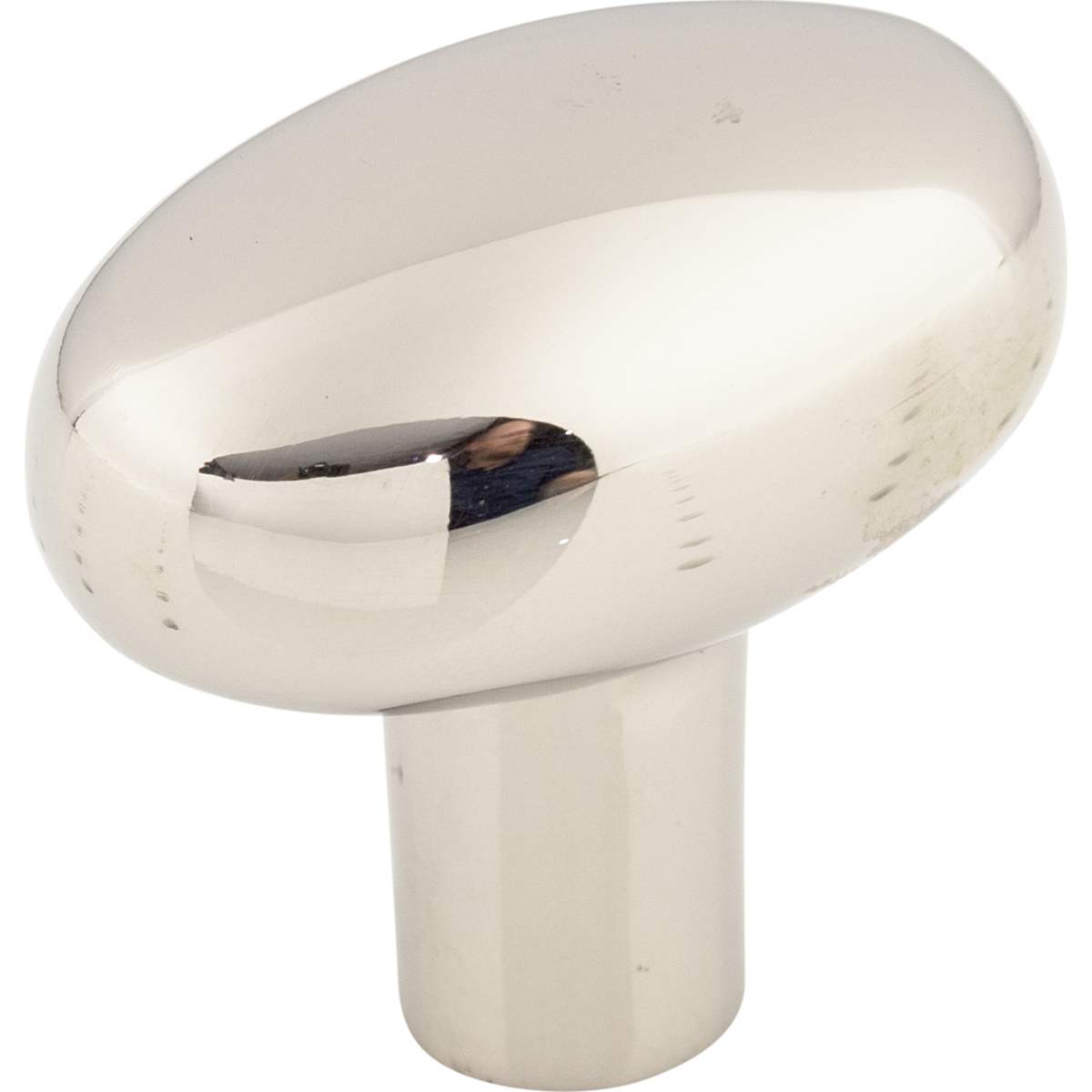 Top Knobs - M2073 - Small 1-9/16 Inch Oval Cabinet Knob from the Aspen II Collection in Polished Nickel
